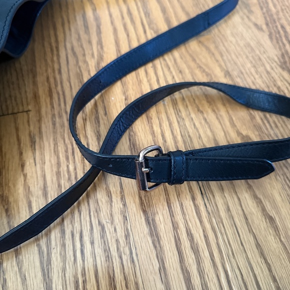 Karl Marc John Leather Calf Hair Leopard Animal Print Crossbody Bag - Picture 5 of 5